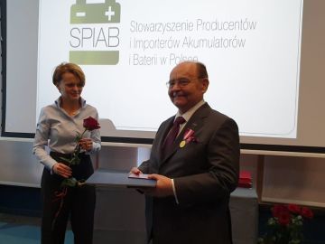 Mr Jacek Bąk, the founder of AUTOPART honored by the President of the Republic of Poland