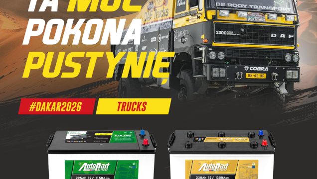AUTOPART wspiera polską ekipę startującą w rajdzie DAKAR CLASSIC 2026